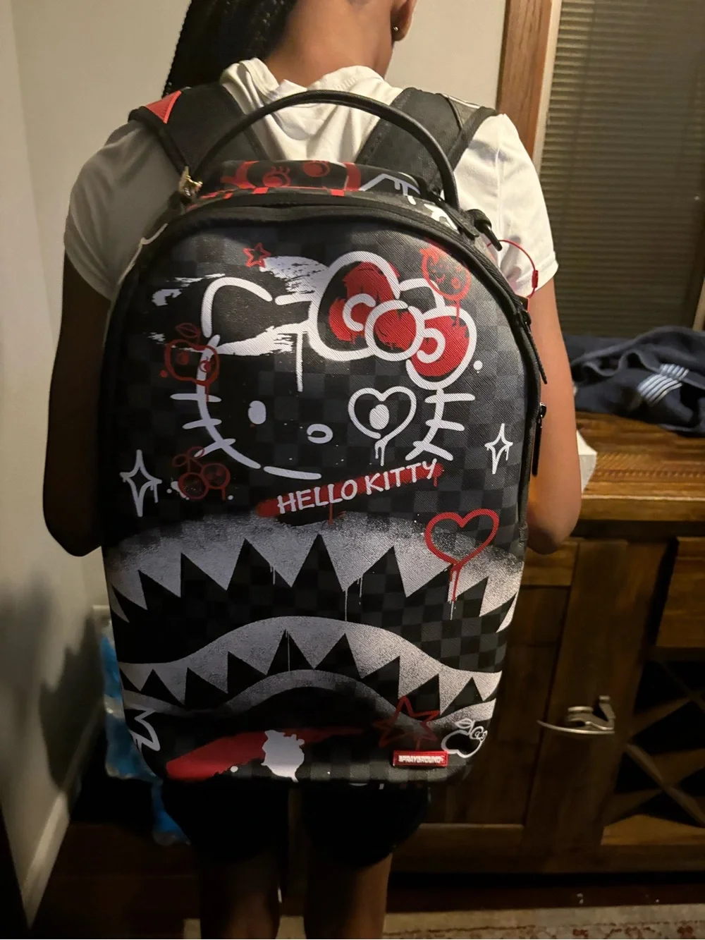 Sprayground black hello